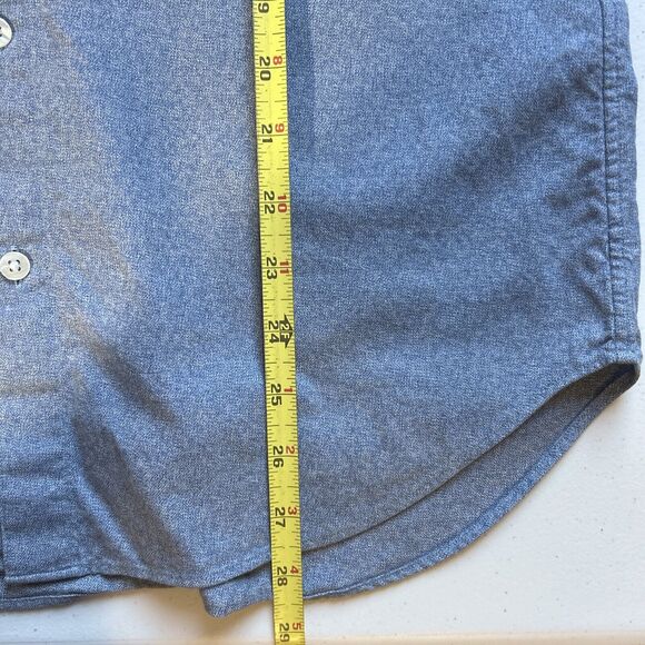 Bonobos Button Down Mens Sz M Blue Shirt Slim Fit Long Sleeve Collared Casual - Picture 4 of 5